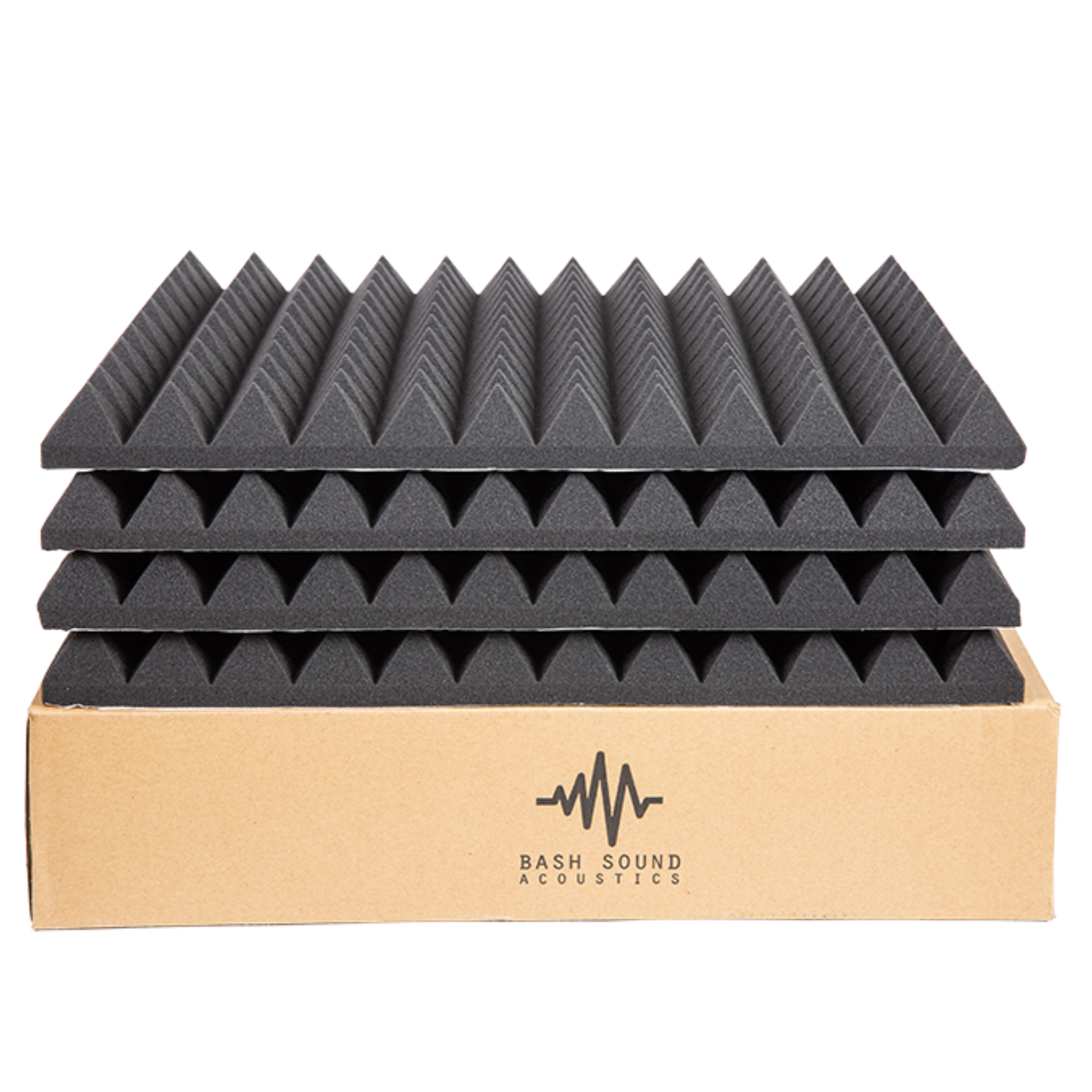 Bash Sound Acoustics Pyramid5 Black™ (Pack of 4)